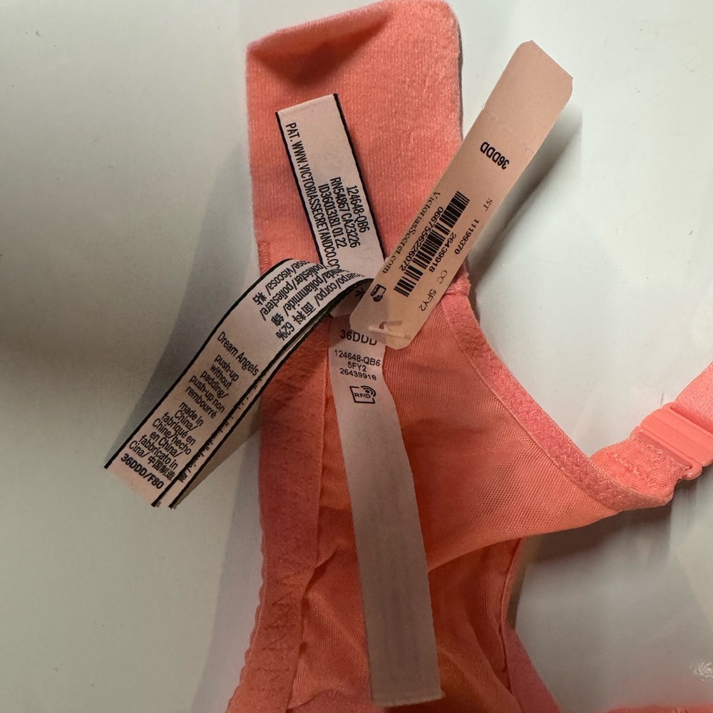 Victoria's Secret Coral Lace Bra - Picture 2 of 2